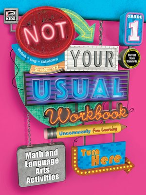 cover image of Not Your Usual Workbook, Grade 1